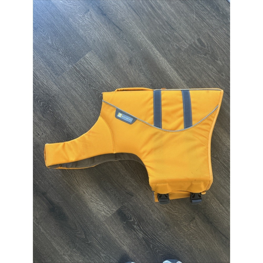 RuffWear Orange Dog Life Jacket with Reflective Trim